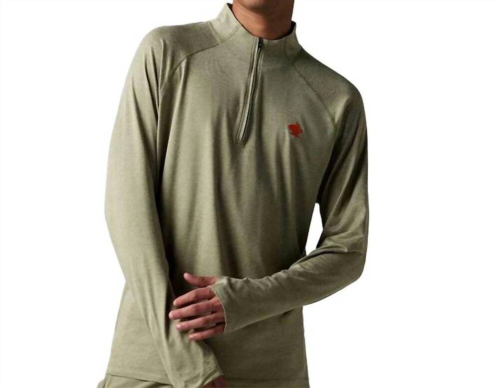 NEW RABBIT men's ez zip overshirt in pale brown